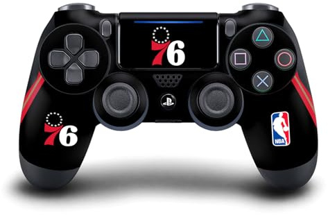 Head Case Designs Officially Licensed NBA Retro Design Philadelphia 76ers Logo Vinyl Sticker Gaming Skin Decal Cover Compatible With Sony PlayStation 4 PS4 DualShock 4 Controller