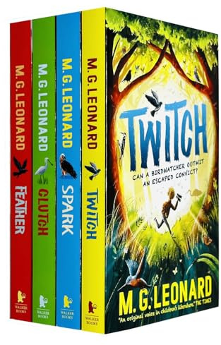 The Twitchers Series 4 Books Collection Set (Twitch, Spark, Clutch & Feather)