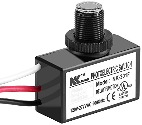 120-277V Sensor Photoelectric Switch Light Photocell Sensor Lighting Switch