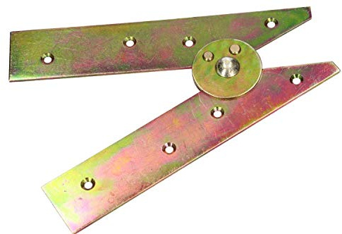 KOTARBAU® Bisagra de Escalera, 200 mm, Accesorio para Escalera de Madera, Plegable, Galvanizada, Resistente, Segura