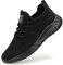 BUBUDENG Men's Trainers Fashion Sneakers Walking Casual Running Shoes Gym Sport Tennis Shoes Black,10 UK(Label Size: 45)