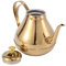 Cabilock Hand 1. 2L Teekessel Herdplatte Pfeifen Teekessel Heizkessel mit Griff Kaffeekessel für Home Office Restaurant Hotel Gie?en (Golden) Wasserkessel Induktion Wasserkocher Herd