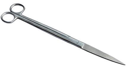 Hanni-Care Aquarium Schere Pflanzenschere Gerade oder Gebogen Edelstahl 31 cm (353 Gerade)