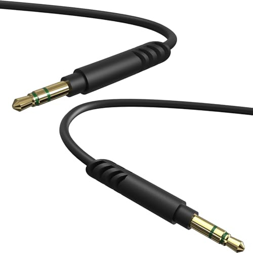 Audiokabel für Sony INZONE H5, WH-CH720N, WH-H810, WH-CH520, WH-XB900N, WH-XB910N, WH-1000XM2, WH-1000XM3, WH-1000XM4, WH-1000XM5 Kopfhörer, 3,5 mm auf 3,5 mm Ersatz Aux-Kabel (5 Fuß/1,5 m)