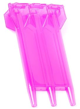 Mealoodiousmusea Transparente Darttasche, tragbar, Anti-Verlust-Aufbewahrungsbox, Spielzeug-Organizer, Wurftrage, Schutzzubehör für Zuhause, Schwarz, rose, Schwarz