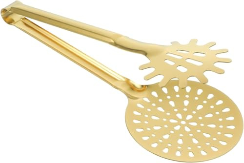 Mattång Rostfritt stål Mattång Förrättstång Spaghettitång Tårktång Cateringtång Sil Sked Kötttång Bakverkstång Sockertång Pasta Tong Grill Spatel och tång Gyllene