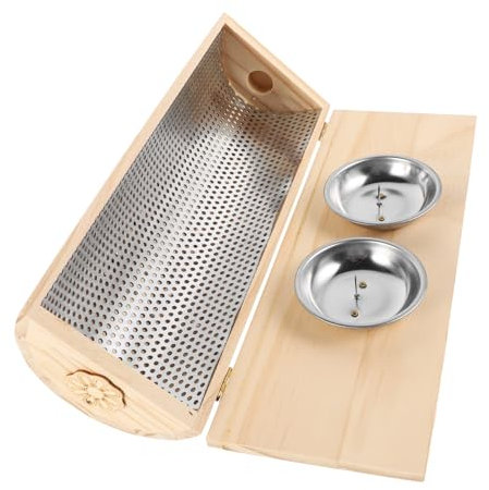 LOORGVEL Nackenstützkissen Für Moxibustion Ergonomisches Festes Design Mit Atmungsaktiver Perforierter Oberfläche Für Entspannung Und Schlaf Zu Hause Sauna Stabiler Halt Für Nacken Und