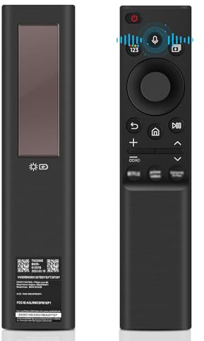 LUIRSAY BN59-01357B Ersatzfernbedienung für Samsung Smart TV, Solar Sprachfernbedienung mit 3 Shortcut-Tasten, kompatibel mit The Frame, Neo QLED, Crystal UHD Serien