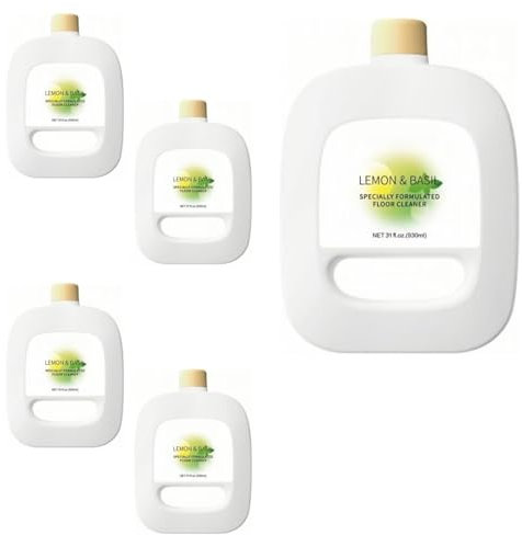 5 pièces Liquide de nettoyage de sol 930ml, Compatible avec Narwal Freo X Ultra Freo J1/J2/J3/J4 balayage robot aspirateur accessoires