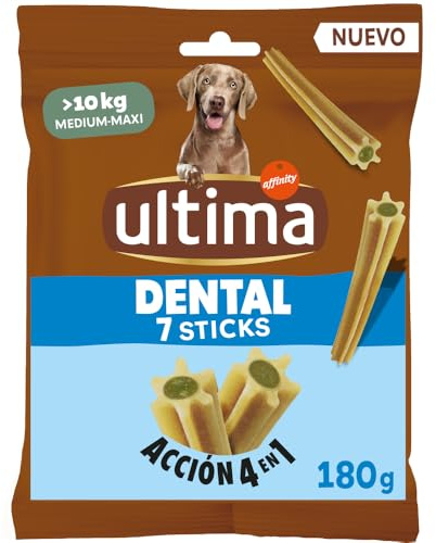 Ultima Snacks för medelstora och stora hundar tandpinnar 13 x 180 g