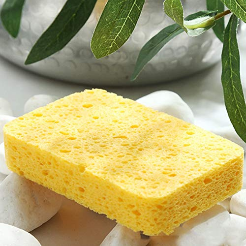 Phefop Panno in Spugna per la Pulizia dei Piatti da, Materiale in Cellulosa, Forte Rimozione delle Macchie, Ecologico, Ideale per la Casa e il Ristorante