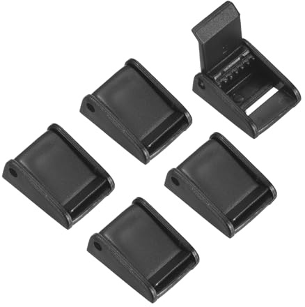 sourcing map Webbing Cam Buckle, Plastic Adjustable Buckle Clip Tie Down Fasteners for Backpack Luggage Strap Belt