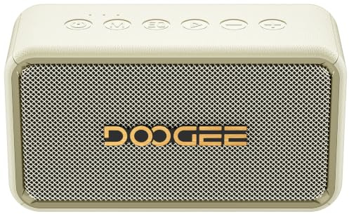 DOOGEEEco Portable Wireless Speaker, 80W Peak/65W RMS Loud Outdoor Speaker, Deep Bass Boombox Speaker, 15H Playtime, IP67 Waterproof,Drop Resistant, TWS Pairing, DSP EQ, USB/TF/AUX for Party