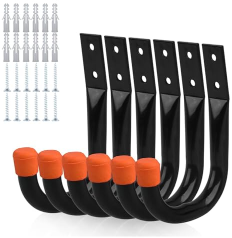 Tsophreniq Portabiciclette per garage Biciclette Gancio da parete Gancio per montaggio a parete Biciclette Parcheggio Supporto da appendere per mountain bike Bike Supporto da appendere