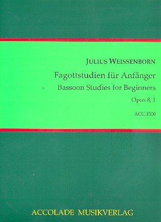 Fagottstudien für Anfänger op.8,1 : für Fagott