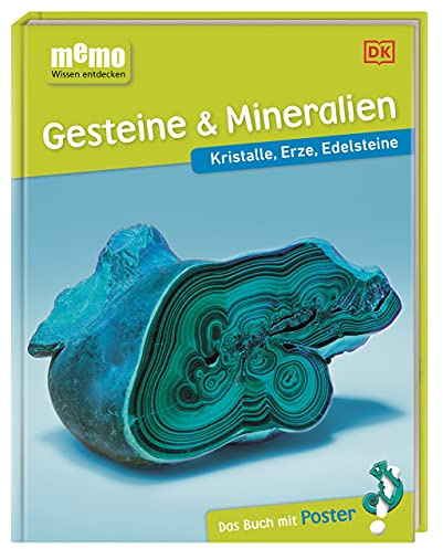 memo Wissen entdecken. Gesteine & Mineralien: Kristalle, Erze, Edelsteine. Das Buch mit Poster!