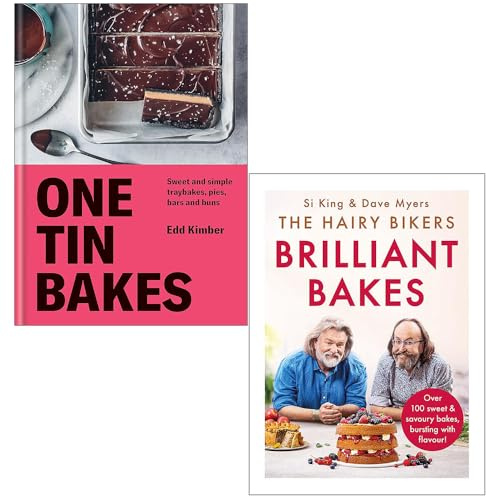 One Tin Bakes By Edd Kimber & The Hairy Bikers’ Brilliant Bakes By Hairy Bikers 2 Books Collection Set