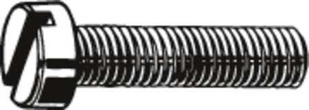 M5-0.8 x 8 mm. Cheese Head Slotted Machine Screw, 100 pk.