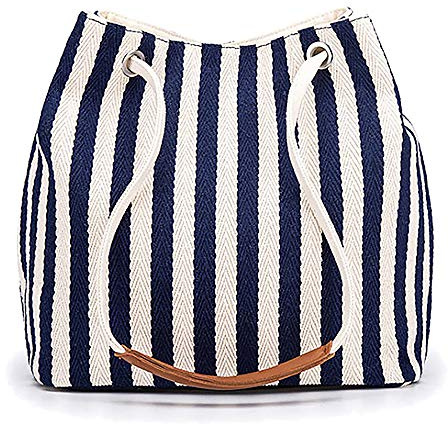 Bydenwely Strandtasche Damen, Klein Mittel Canvas Beach Bag Sommer Strandtasche, Umhängetasche für Reisen, Fitnessstudio, Schwimmen, Einkaufen, am Pool, Daily Working Handtasche