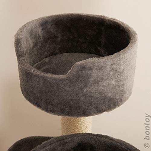 Liegekorb für Kratzbäume 35cm x 15cm mit Bohrung 10mm (Grau)