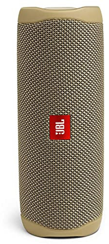 JBL Flip 5 – Enceinte Bluetooth Portable Robuste – Conception étanche pour Piscine & Plage – 12 Heures d'autonomie – Son Unique de Or