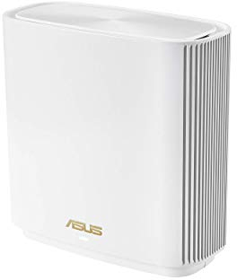 ASUS ZenWiFi AX6600 Tri-Band Mesh WiFi 6 System (XT8 1PK) - Copertura per tutta la casa fino a 2750 mq e 4+ stanze, AiMesh, sicurezza Internet a vita inclusa, facile installazione, 3 SSID, controllo