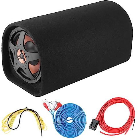 KIMISS Sistemi audio, subwoofer per auto 12V Altoparlanti per bassi per auto Amplificatore del suono di modifica audio a grande consumo