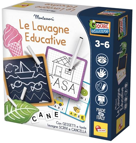 Liscianigiochi- Montessori Le Lavagne Educative, Colore, 89093, 3-6 anni