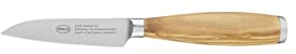 Rösle Gemüsemesser Artesano 9 cm - Hochwertiges Küchenmesser zum Schneiden von Obst und Gemüse, ein scharfes Schneidemesser mit ergonomischem Griff aus Olivenholz