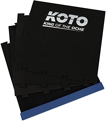 KOTO - Dartteppich Puzzle Dartmatte Blau, 237 x 60 cm, Oche für Dartspielen, Schaum Dartmatte für Anfänger & Profis