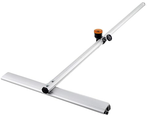 SUDEG 60cm T-Shaped Glass Cutting Tool,T Type Push Glass Cutter, Automatic Control Oiling, 18 ABS Pulley, Aluminum Alloy for Thick Glass, T-Glass and Tile Cutting