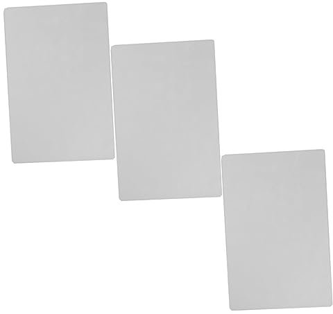 Operitacx 3St durchsichtige schreibtischunterlage tischunterlage transparent Testpapier aus Silikon transparenter Schreibblock Datei Skizzenmatte Tafel rutschfest Gepolstertes Brett Schüler