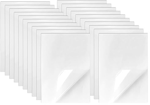 Hocadrv 20 Blatt A4 Druckbar Stickerpapier Selbstklebende Aufkleber A4