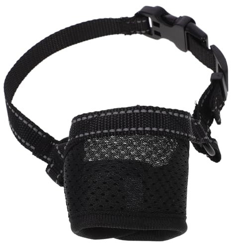 INOOMP Walking Dog Muzzle Für Kleine Hunde Verstellbare Atmungsaktive Maulkorb Zur Verhinderung Von Beißen Und Kauen Geeignet Für Outdoor-aktivitäten s