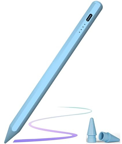 Stylet pour tablette Samsung Galaxy Tab A11+/A11/A9+/A9/A8/A7 pour iOS/Android/Windows Stylistes avec stylet double écran tactile (Bleu)