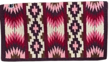 EQUIEMPRESS Sattelunterlage Western Ranch/Westernsatteldecke aus Neuseelandwolle, Top Wool Pad Sensor Flex (Anpassung möglich) A-698 (34 x 40)