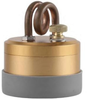 Fivetwofive Mini Alcohol Stove Outdoor Portable Solid Shell Powerful Safe Spirit Burner Camping Windproof Card Stove Gold