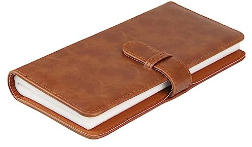 iplusmile Álbum de Fotos de PU con Cubierta de Premium Álbum de Imágenes Fotos de Inserción Compacto y Portátil