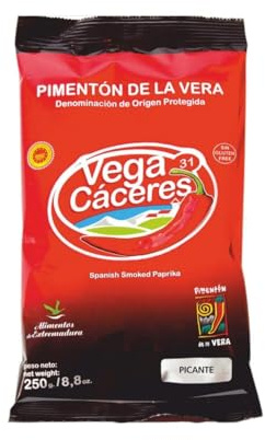 VEGA CACERES | Pimentón de la Vera Ahumado Picante 250 g.