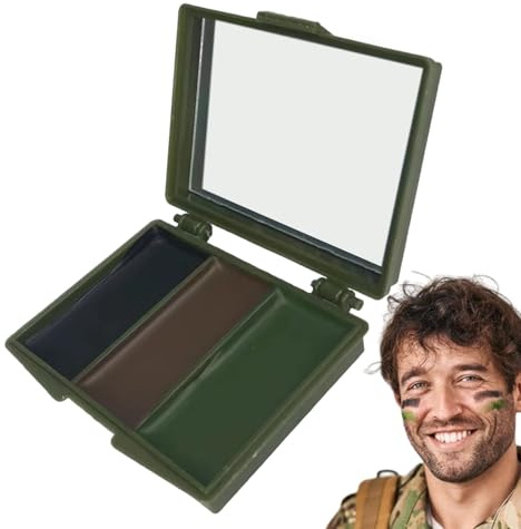 Juego De Barras De Pintura Facial De Camuflaje: Maquillaje De Camuflaje Portátil Compacto, Corrector Multicolor Para Rostro Y Cuerpo, Kit De Caza Y Actividades Al Aire Libre | Disfraz , Recue