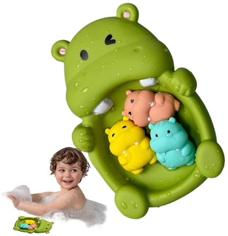 Jouets De Bain De Bébé - Ensemble De 4 Animaux Flottants, Jeux Aquatiques pour L'éducation Précoce, Jeu De Douche Sensorielle pour | Activités De Décoration De pour Bomboni