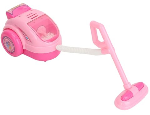 Zhangpu Staubsauger-Spielzeug, Realistischer Elektrischer Staubsauger, Lernspielzeug, Rollenspiel, Reinigungsspielzeug für Kleinkinder, Mädchen und Jungen