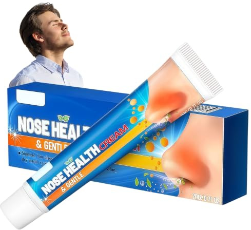 Nasal Cream & Gel Moisturiser for Dry Nose, Non-Irritating Hydrating Nasal Moisturiser, Portable Dry Nose Care