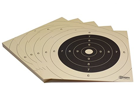 Zielscheiben *Classic Target* / 26x26 cm/Schießscheibenkarton 200 g/m² Chamois (50 Stück)