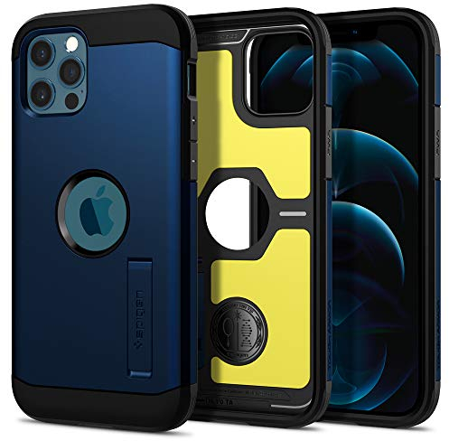 Spigen Tough Armor Case Compatible with iPhone 12 Pro / 12 - Navy Blue