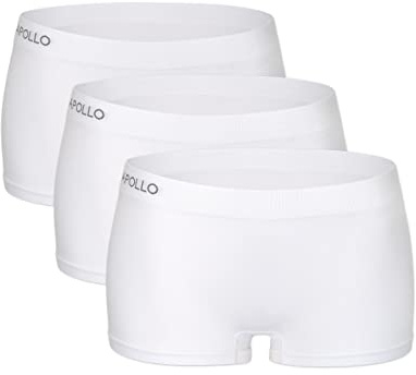 ORIGINAL BASICS 3/6-pack damboxershorts, bomull, trosor, sömlös, basic, komfort (modell: Urbania), 3-pack (vit), XL
