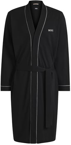 BOSS Herren Kimono Bm Bademantel, Black 001, L EU