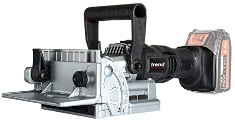 Trend 18V Cordless Biscuit Jointer Kit, Bare Tool (Battery & Charger Sold Separately), T18S/BJKB