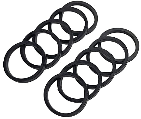 Sporzilla Gummiringe für Sternverschlüsse | 25 mm und 30 mm | 10 Stück | Ersatz für Ringe Kurzhantel und Langhanteln | Ersatzteil | Langlebig