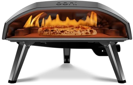 Ooni Koda 16 Four à Pizza à Gaz – 37mBar Four à Pizza Extérieur Portable – Cuire d'Authentiques Pizzas sur Pierre en 60 Secondes – (FR Uniquement- 37 mBar)